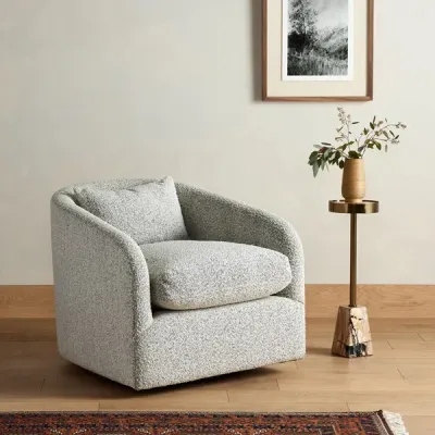 Topanga Swivel Chair Knoll Domino