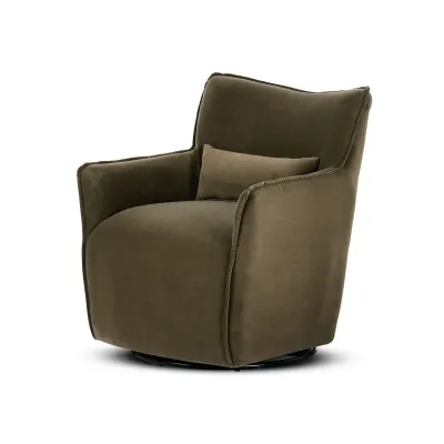 Kimble Swivel Chair Henry Coffee