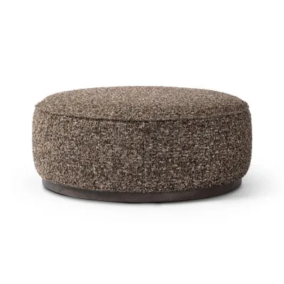 Sinclair Large Round Ottoman Ivan Granite