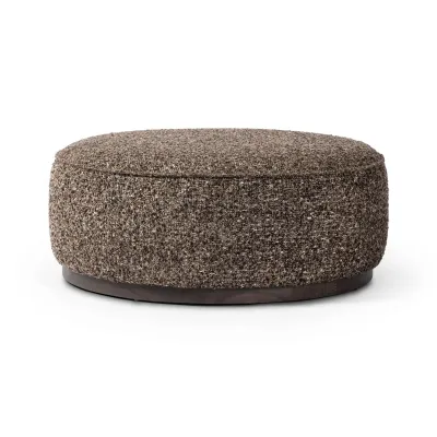 Sinclair Large Round Ottoman Ivan Granite