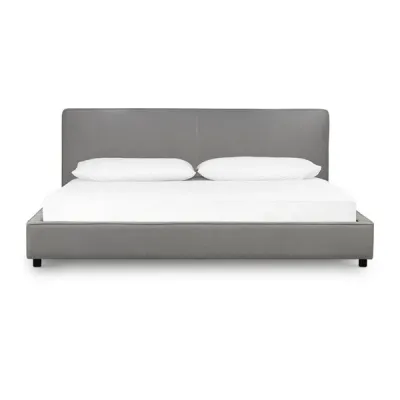 Aidan Bed Heavy Pebble Pewter King