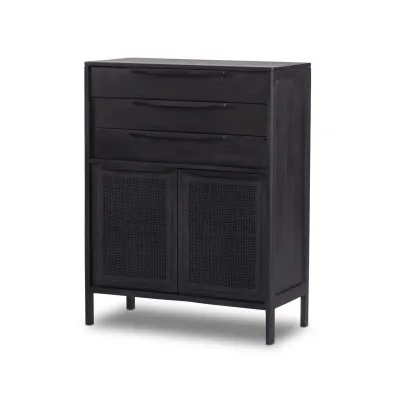 Sydney Tall Dresser Black Wash