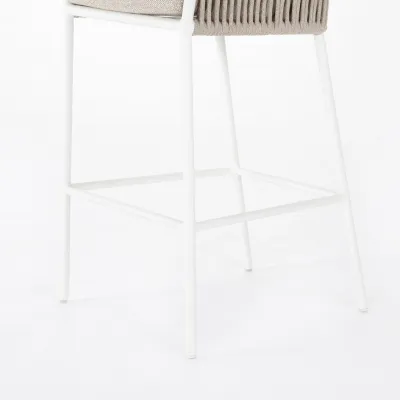 Porto Outdoor White Bar Stool