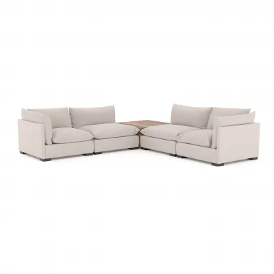 Westwood 4 Pc Sectional W/ Corner Table Bp