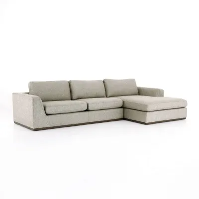 Colt 2-Piece Sectional Canton Dove Right Chaise