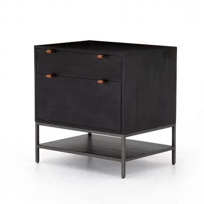 Trey Modular Filing Cabinet Black Wash