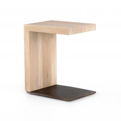 Hudson C Table Ashen Walnut