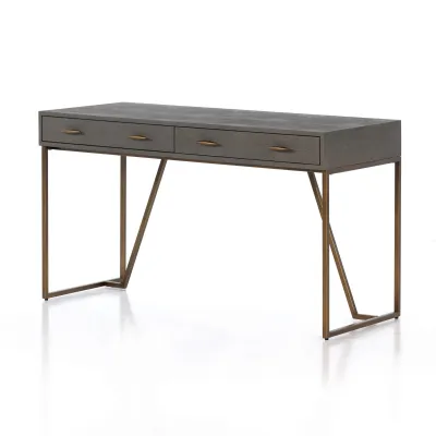 Shagreen Desk Grey Shagreen