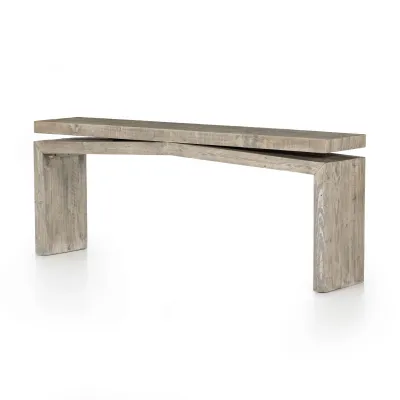 Matthes Console Table Weathered Wheat