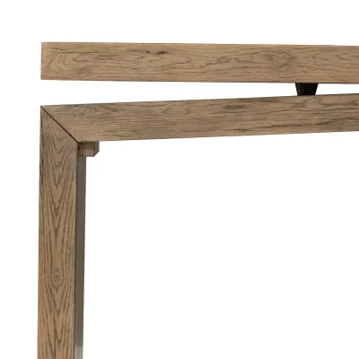 Matthes Console Table Rustic Gray