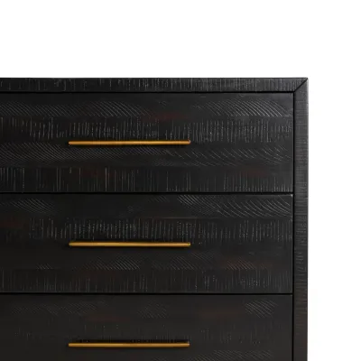 Suki 6 Drawer Dresser Burnished Black