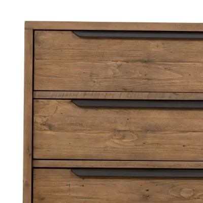 Wyeth 3 Drawer Dresser Rustic Sandalwood