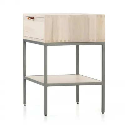 Trey Nightstand Dove Poplar