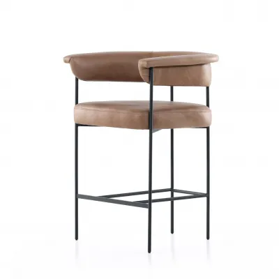 Carrie Counter Stool Chaps Saddle