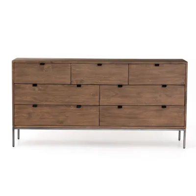 Trey 7-Drawer Dresser Auburn Poplar