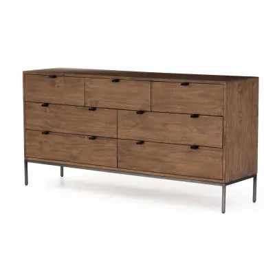 Trey 7-Drawer Dresser Auburn Poplar