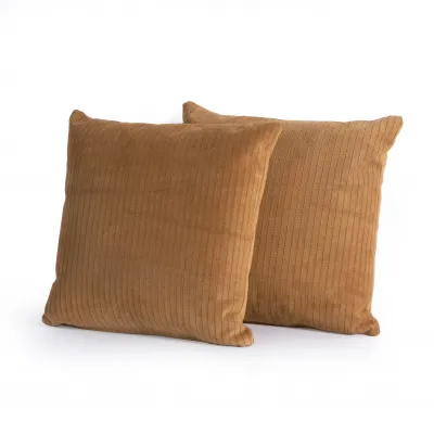 Sevanne Embossed Leather Pillow Mh Set of Two