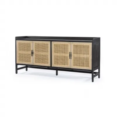 Caprice Sideboard Black Wash Mango