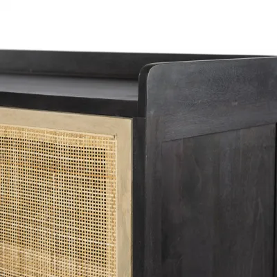 Caprice Sideboard Black Wash Mango