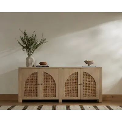 Tilda Sideboard Natural Circle Cane