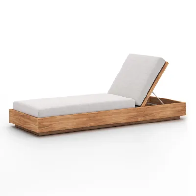 Kinta Outdoor Chaise Stone Grey