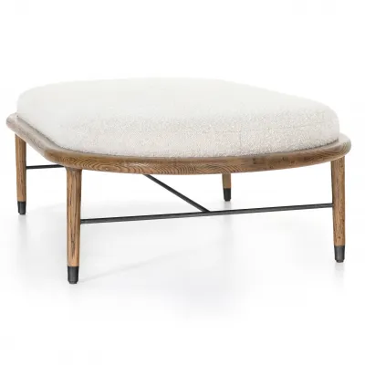 Petra Ottoman 62" Knoll Natural