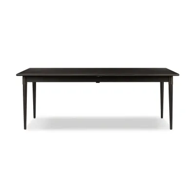 Harper Extension Dining Table Black Mango Veneer Black Mango