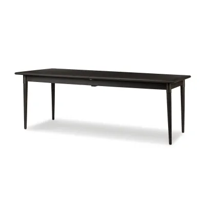 Harper Extension Dining Table Black Mango Veneer Black Mango