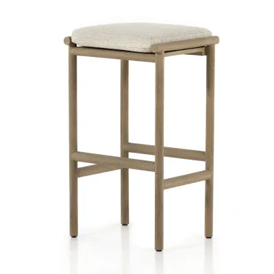 Kyla Outdoor Brown/Sand Bar Stool