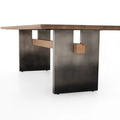 Brennan Dining Table Dove Oak