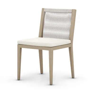 Sherwood Outdoor Dining Chair Brown/Ivory