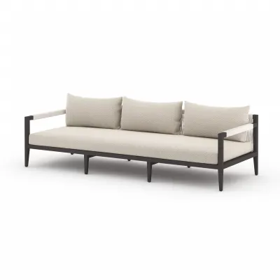 Sherwood Outdoor Sofa 93" Bronze/Faye Sand