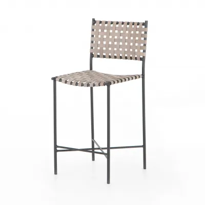 Garza Smoke Grey Counter Stool