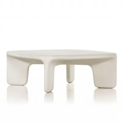 Dante Coffee Table White Concrete