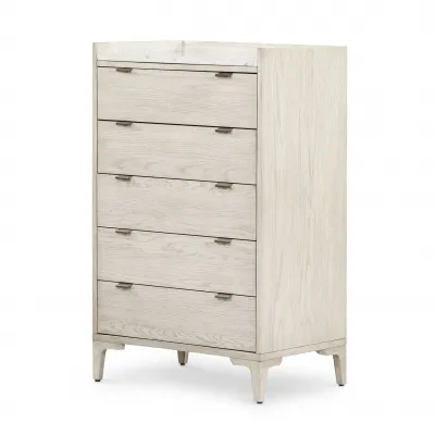 Viggo Tall Dresser Vintage White Oak