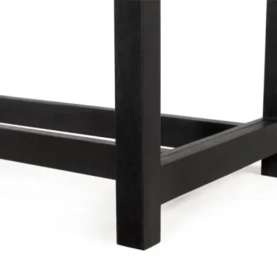 Scout  Counter Table Worn Black Mango