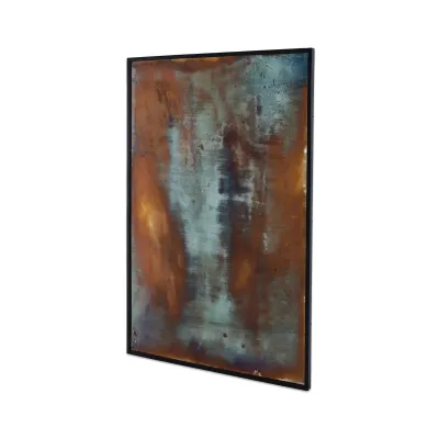 Acid Wash Floor Mirror Iron Matte Black Bronze Acid Wash Mirror