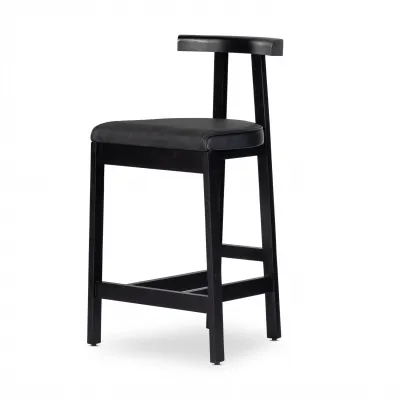 Tex Counter Stool Black Rosa Morada