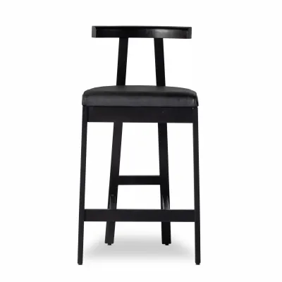 Tex Bar Stool Black Rosa Morada