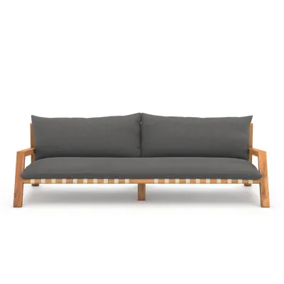 Soren Outdoor Sofa 95" Charcoal