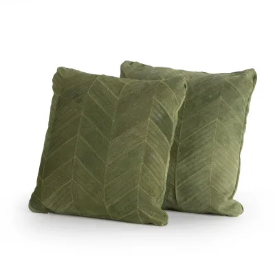 Sevanne Chevron Pillow Peridot Set of Two 20" x 20"