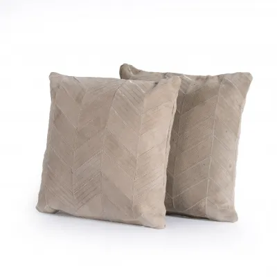 Sevanne Chevron Pillow Sage Set of Two 20" x 20"