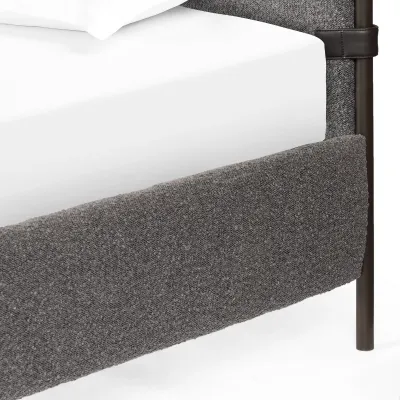 Anderson Bed Knoll Charcoal King