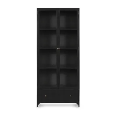 Shadow Box Cabinet Black