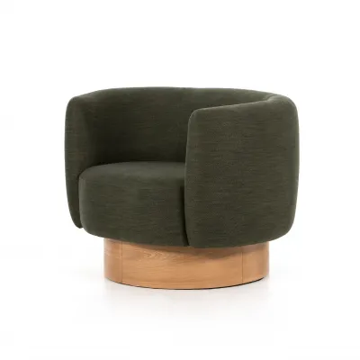 Calista Swivel Chair Atlantis Moss