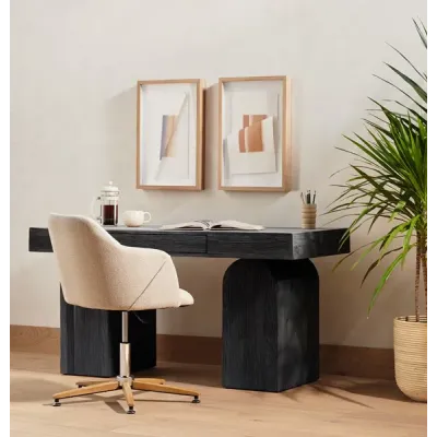 Keane Desk Black Elm