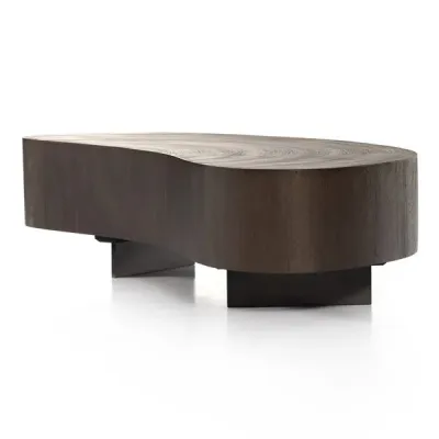 Avett Coffee Table Short Piece Smoked Guanacaste