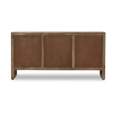 Lorne Media Console Dusty Reeded Brown