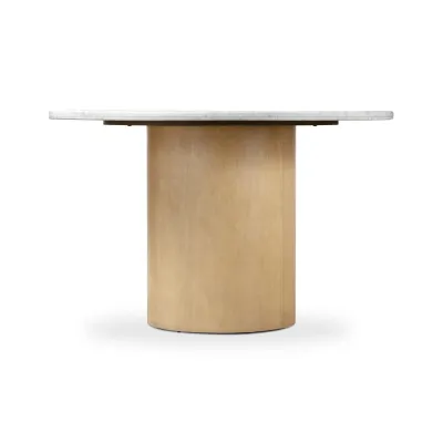 Pilo Dining Table Italian White Marble