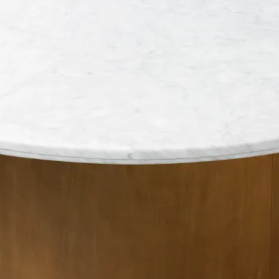 Pilo Dining Table Italian White Marble